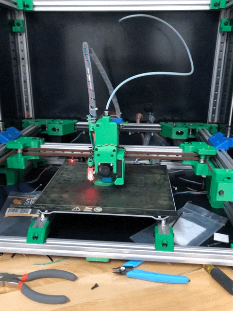 First draft of a custom 3d printer