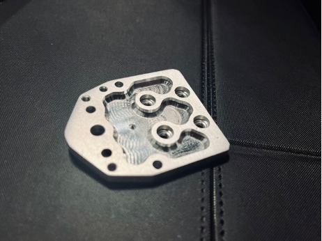 Machined Plate component for the custom 3d printer