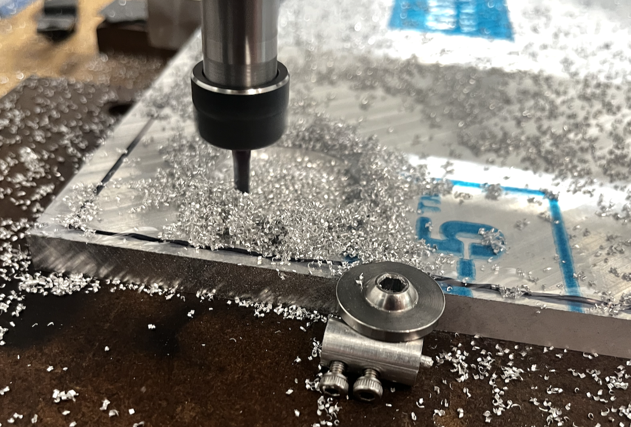 Machining 5052 Tooling plate with a 4mm endmill